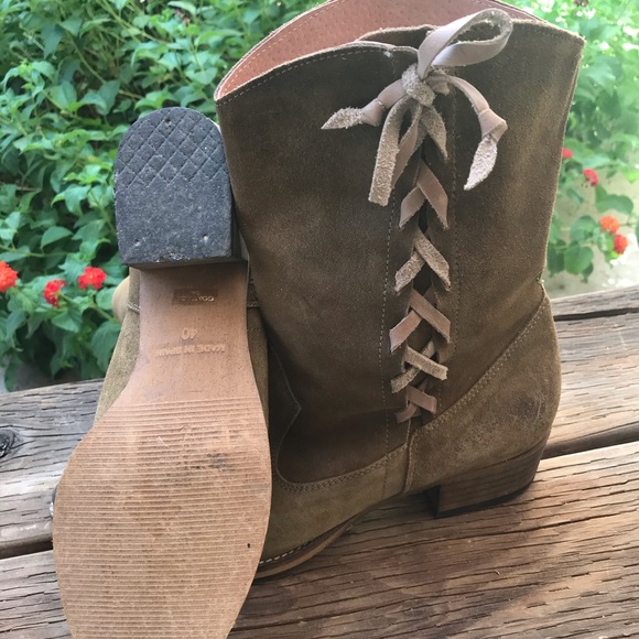 $10 OFF MTNG Originals Sage Green Booties - Picture 4 of 4